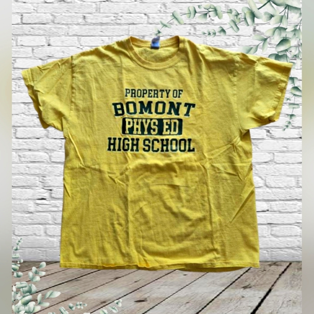 Yellow T-Shirt-Bomont-Footloose-Size XL